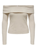 ONLY ONLPIPER L/S OFF SHOULDER TOP JRS