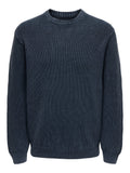 ONLY&SONS ONSROSU VIN 7 WASH CREW KNIT