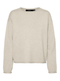 VERO MODA VMGOLD ROLL LS O-NECK PULLOVER GA