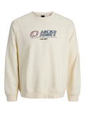 JACK JONES KIDS JCOTIER PRINT SWEAT CREW NECK SN JNR