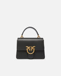 PINKO LOVE ONE TOP HANDLE MINI LIGHT  VITELLO SETA