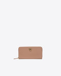 PINKO RYDER ZIP AROUND  VITELLO SETA