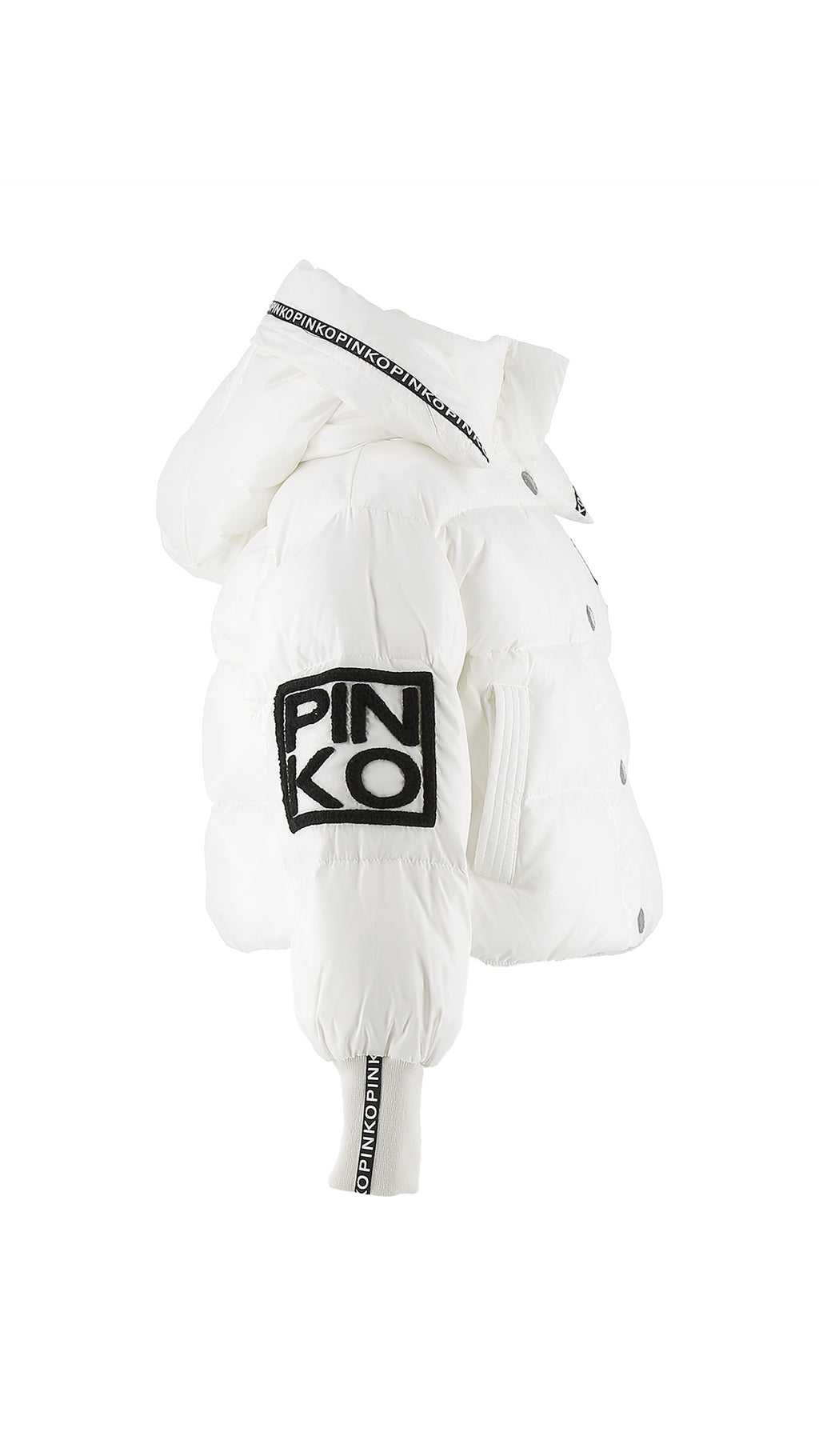 GIUBBOTTO IMBOTTITO CON LOGHI PINKO 