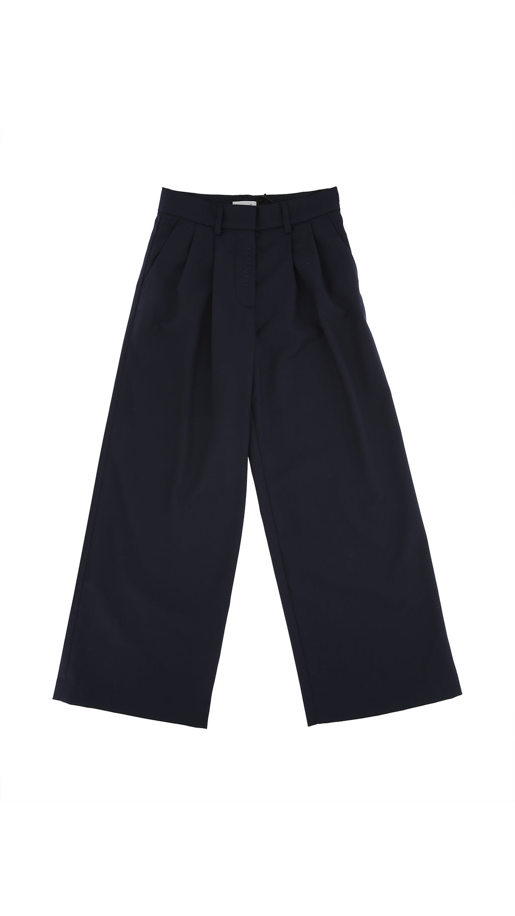 PANTALONE CON RICAMO IN FRESCO LANA 
