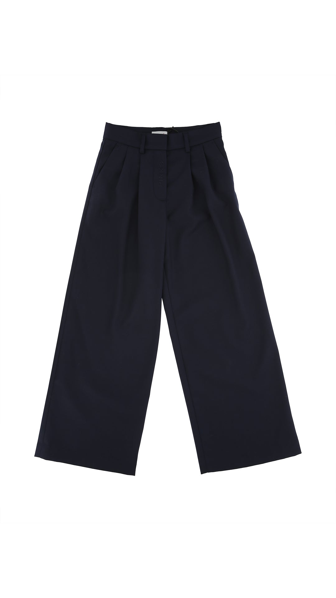 PANTALONE CON RICAMO IN FRESCO LANA 
