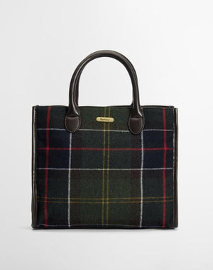 BARBOUR BARRHILL TARTAN TOTE BAG