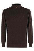 BARBOUR ESSENTIAL L/WOOL HALF ZIP