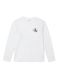 CALVIN KLEIN SMALL CHEST MONOLOGO LS T-SHIR
