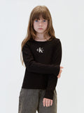 CALVIN KLEIN MONOLOGO RIB LS T-SHIRT