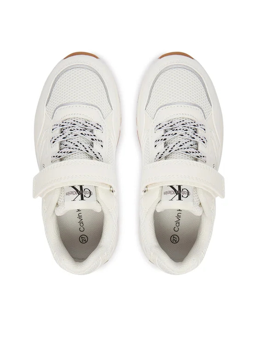 SNEAKER BASSA LACCI/VELCRO 