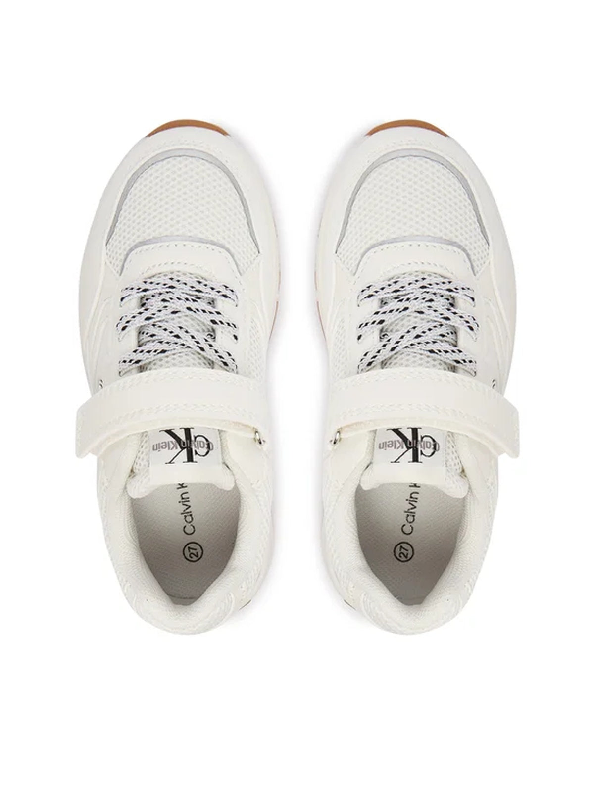 SNEAKER BASSA LACCI/VELCRO 