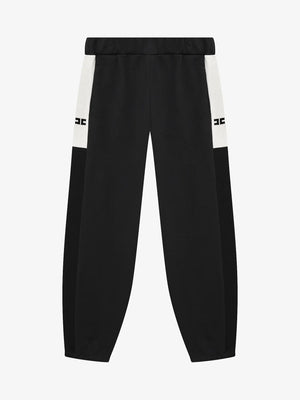 ELISABETTA FRANCHI La Mia Bambina PANTALONE IN FELPA CON BANDE LOGATE
