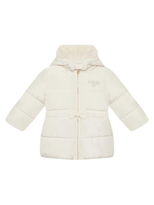 GUESS HOODED LS PUFFER W/ZIP