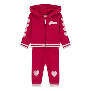 GUESS SET LS HOODED ACTIVE TOP + ACT