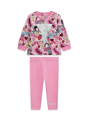GUESS SET LS ACTIVE TOP+LEGGINGS