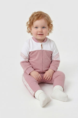 GUESS SET LS ACTIVE TOP W/ZIP+LEGGIN