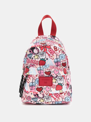 GUESS ALLOVER MINI BACKPACK