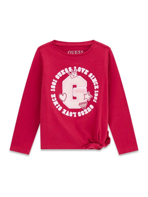 GUESS KNOT LS T-SHIRT_LOGO