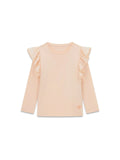 GUESS LS T-SHIRT W/RUFFLES