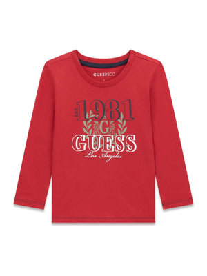 GUESS LS T-SHIRT_LOGO