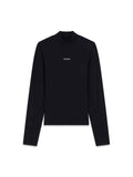 GUESS GJ PATCH LS MOCK NECK RIB TOP
