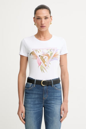 GUESS SS CN PALM TRIANGLE TEE