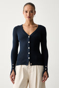 GUESS LS VN ELLIE CARDI SWTR
