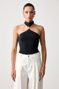 GUESS MARCIANO SORAYA HALTER NECK TOP