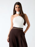 GUESS MARCIANO SORAYA HALTER NECK TOP