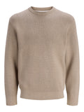 JACK AND JONES JPRBLAMILANO STITCH KNIT CREW NECK SN