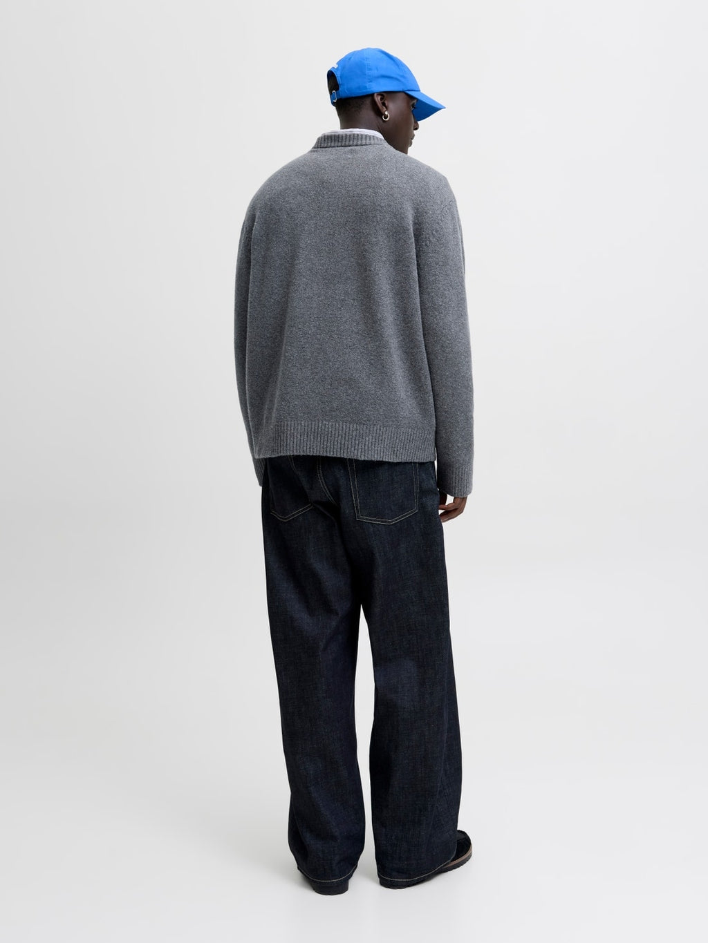 12282728/Dark Grey Melange JACK AND JONES