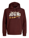 JACK AND JONES JJELOGO SWEAT HOOD 2 COL AW26 SN