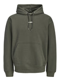 JACK AND JONES JCOCLUB BACK SCRIPT PRINT SWEAT HOOD SN
