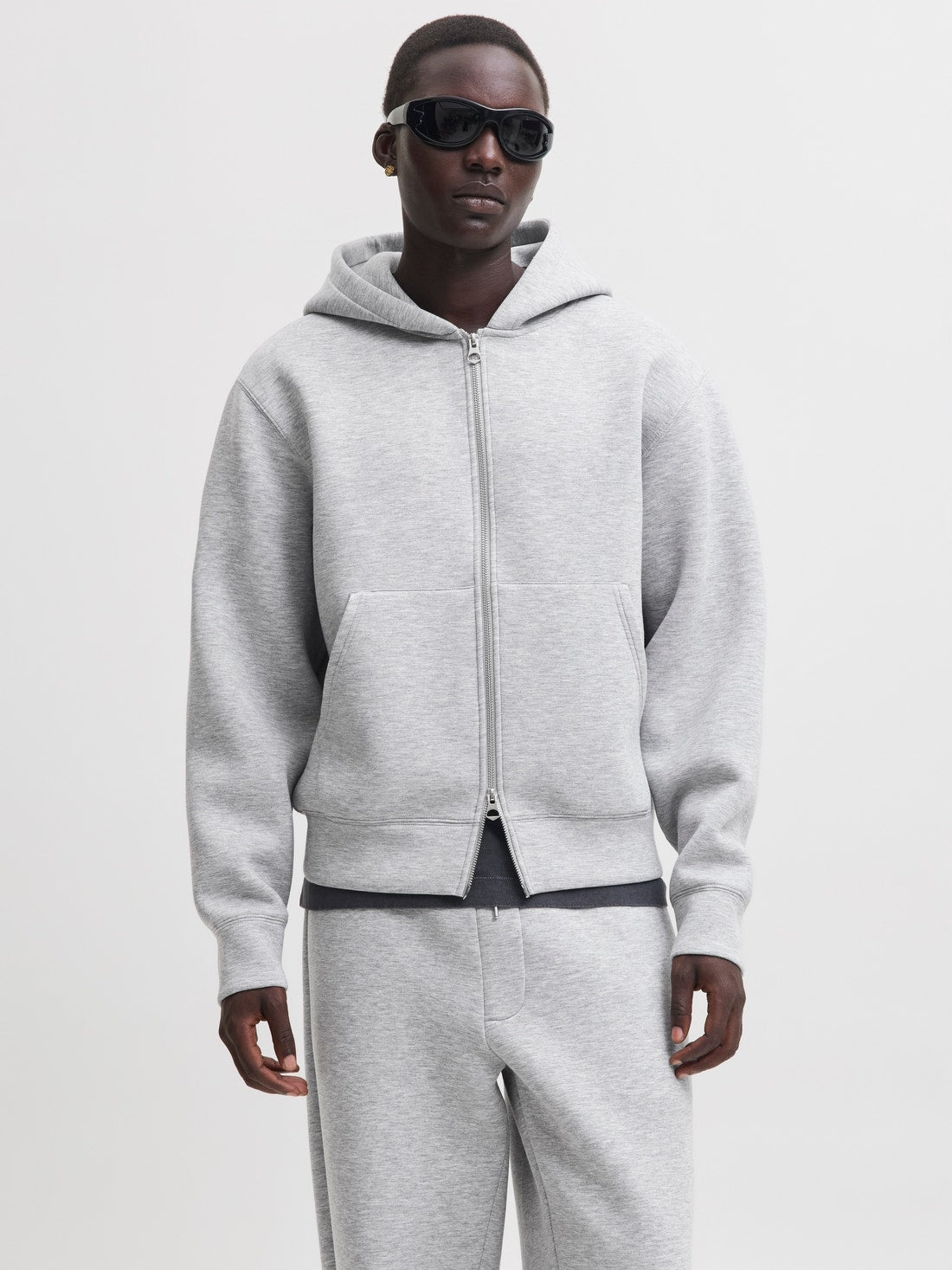 12302694/Light Grey Melange JACK AND JONES