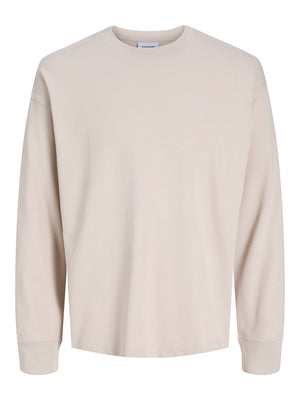 JACK AND JONES JJEBARRON TEE LS O-NECK SN