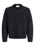 JACK AND JONES JCOLEGACY KNIT SPLIT NECK POLO