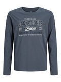 JACK JONES KIDS JJELOGO TEE LS O-NECK 2 COL AW26 SN JNR