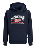 JACK JONES KIDS JJELOGO SWEAT HOOD 2 COL AW26 SN JNR