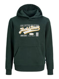 JACK JONES KIDS JJELOGO SWEAT HOOD 2 COL AW26 SN JNR