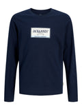JACK JONES KIDS JORFREDERIKSBERG GRAPHIC BOX TEE LS JNR