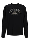 JACK JONES KIDS JJEDENVER LOGO TEE LS O-NECK SN JNR