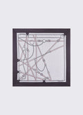 LIU JO ECS FOULARD BELT STRIPES 90X90