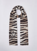 LIU JO ECS STOLA FUR MIX ANIMALIER 70