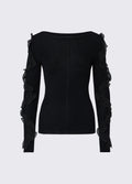 LIU JO MAGLIA CHIUSA M/L ROUCHES TESS