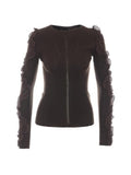 LIU JO MAGLIA CHIUSA M/L ROUCHES TESS