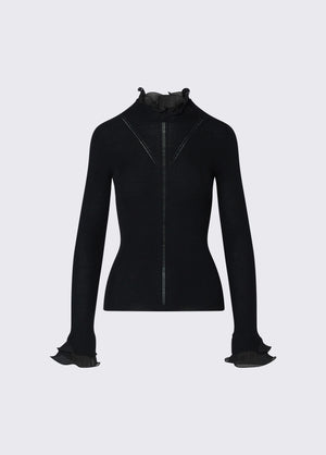 LIU JO MAGLIA CHIUSA M/L ROUCHES TESS