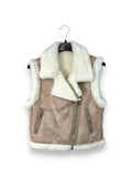 LOVEme Gilet montone a zip