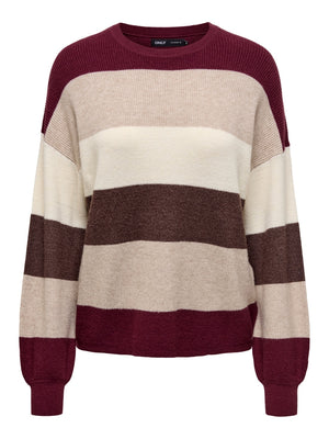 ONLY ONLATIA L/S STRIPE PULLOV KNT NOOS
