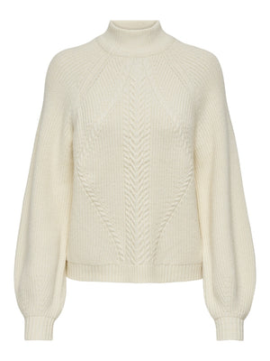 ONLY ONLKATIA LS DETAIL HIGHNECK NOOS KNT