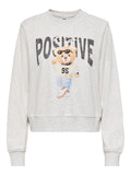 ONLY ONLBILA L/S BEAR O-NECK RS UB SWT